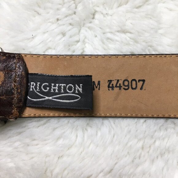 Brighton Women\'s Teapot Leather Belt Size M Length 36\